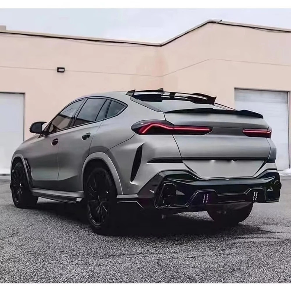 LD Style Carbon Fiber Kits Hood Side Skirt Diffuser Front Lip Rear Spoiler  Excellent Quality Perfect Fit for  X6 G06